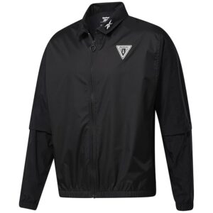 reebok men's polyester standard length duster coat