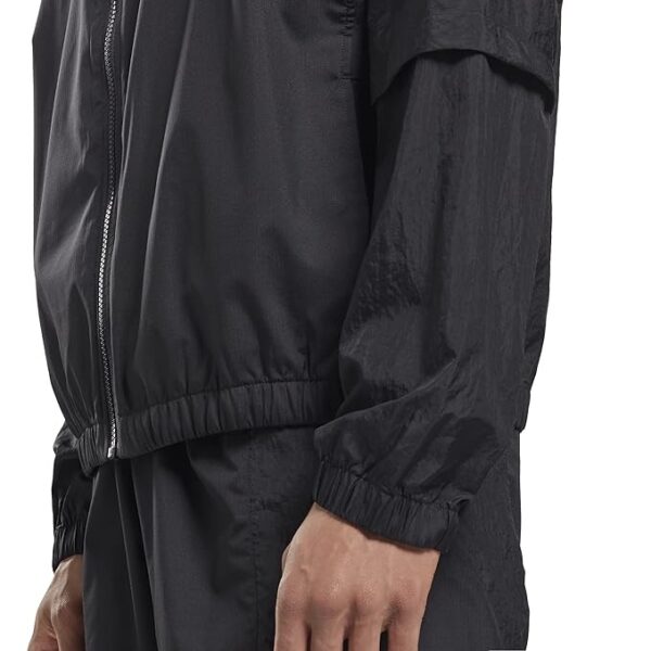 reebok men's polyester standard length duster coat