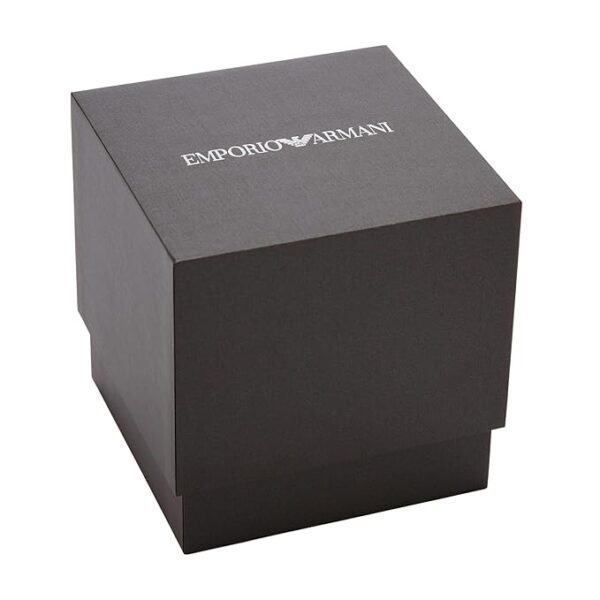 emporio armani n/a blue quartz silicone watch ar11685