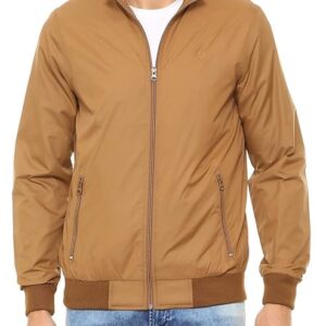 allen solly men's polyester standard length casual jacket