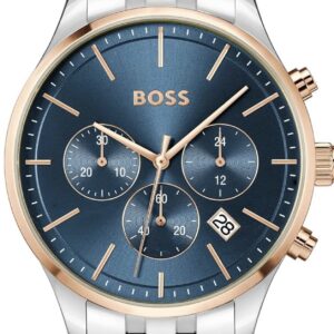 boss avery qtz fashion chrono round dial men's watch