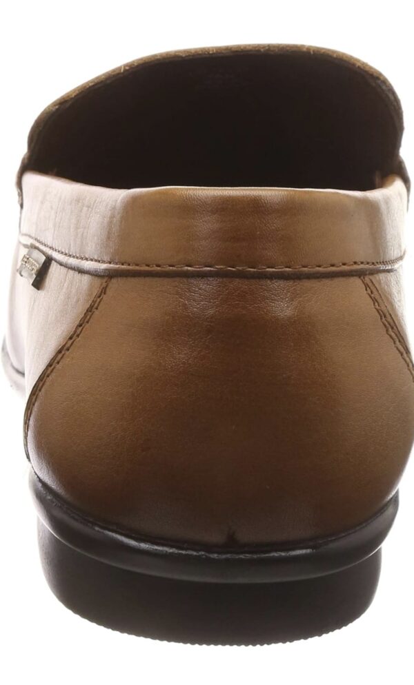 lee cooper lc2339br men’s leather casual slip on loafers | stylish, lightweight & comfortable for everyday wear