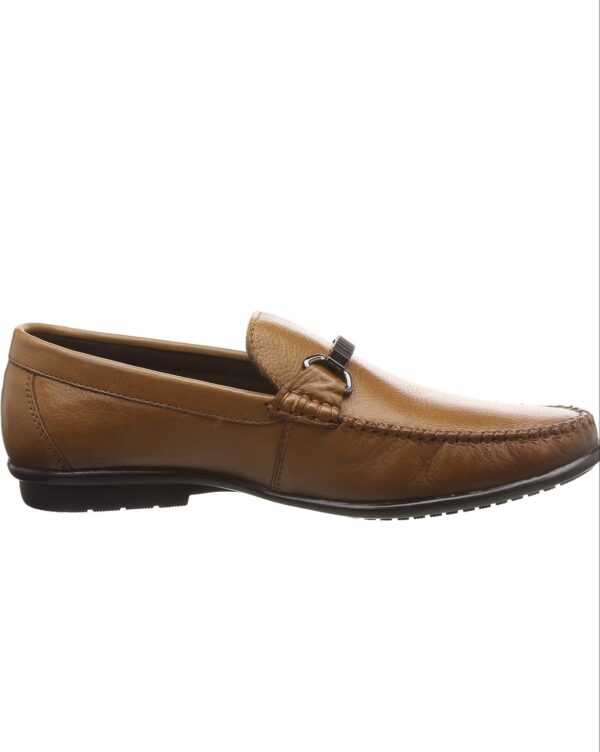 lee cooper lc2339br men’s leather casual slip on loafers | stylish, lightweight & comfortable for everyday wear