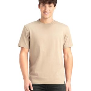 jockey 2714 men's super combed cotton rich solid round neck regular fit half sleeve t shirt