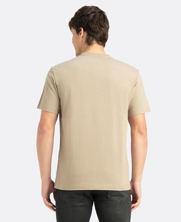 jockey 2714 men's super combed cotton rich solid round neck regular fit half sleeve t shirt