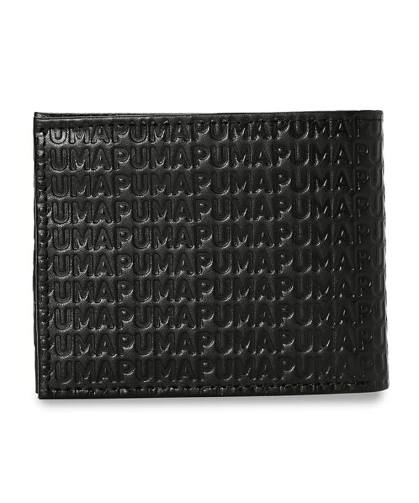 puma , unisex adult, leather wallet, black, (9155302)