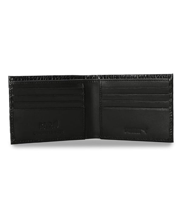 puma , unisex adult, leather wallet, black, (9155302)