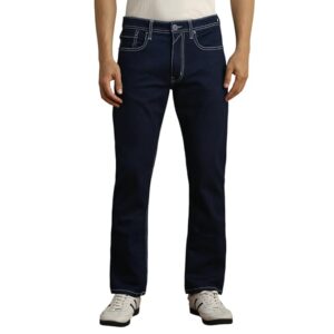 peter england men's regular fit denim jeans for daily casual wear