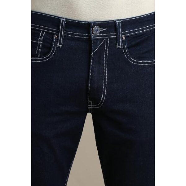 peter england men's regular fit denim jeans for daily casual wear