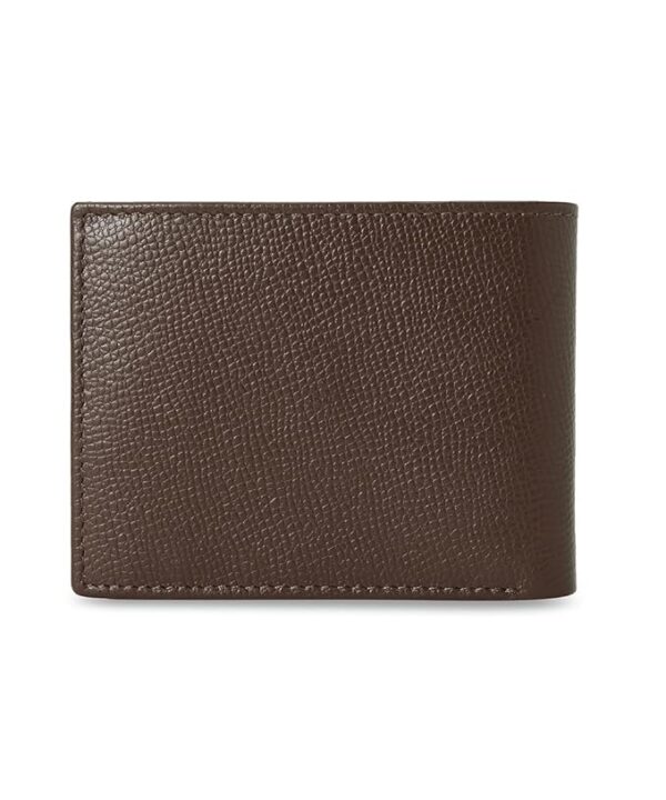puma unisex adult leather plain wallet, brown mushroom