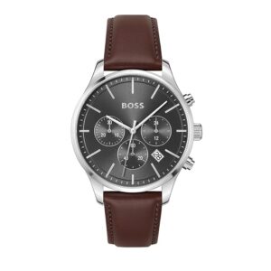 boss avery qtz fashion chrono round dial men's watch