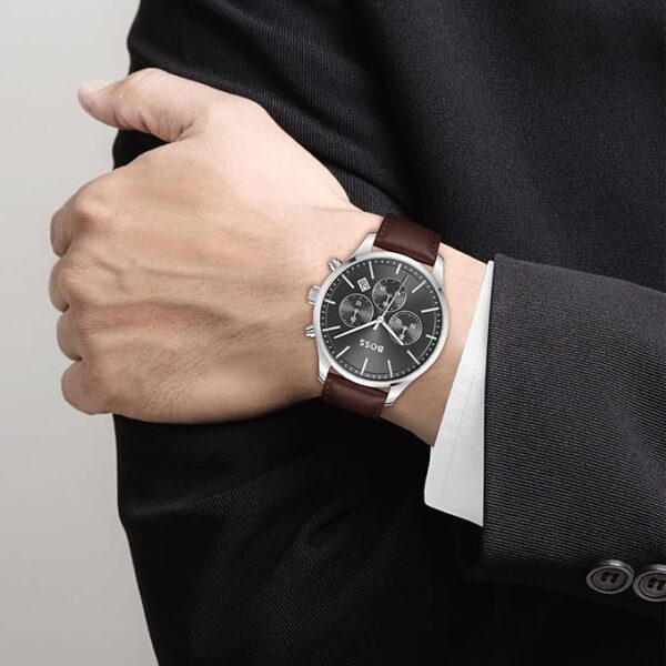 boss avery qtz fashion chrono round dial men's watch