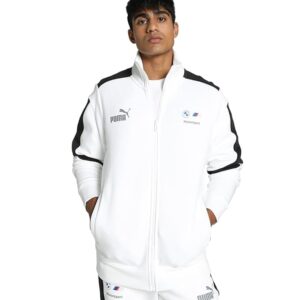 puma men's cotton standard length a line coat 624139 white