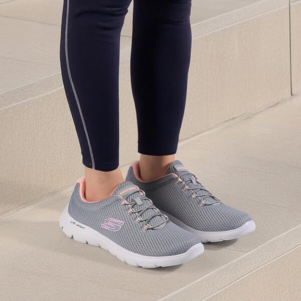 skechers women lace up sneaker shoes