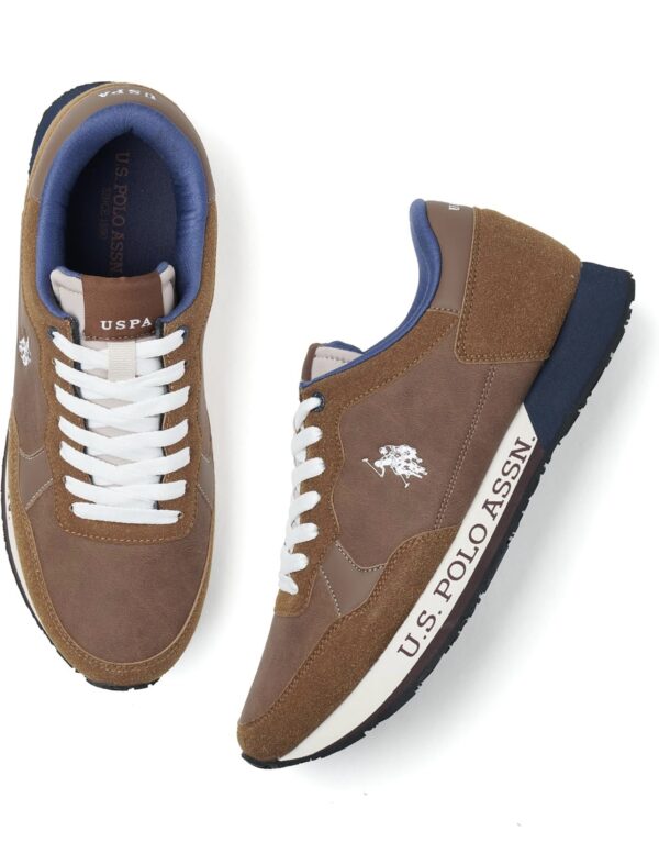 u.s. polo assn. uspa|caspian 2.0|grey stylish casual sneaker shoes for man