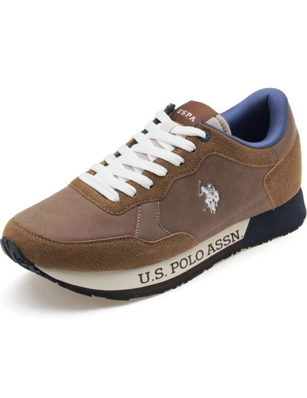 u.s. polo assn. uspa|caspian 2.0|grey stylish casual sneaker shoes for man